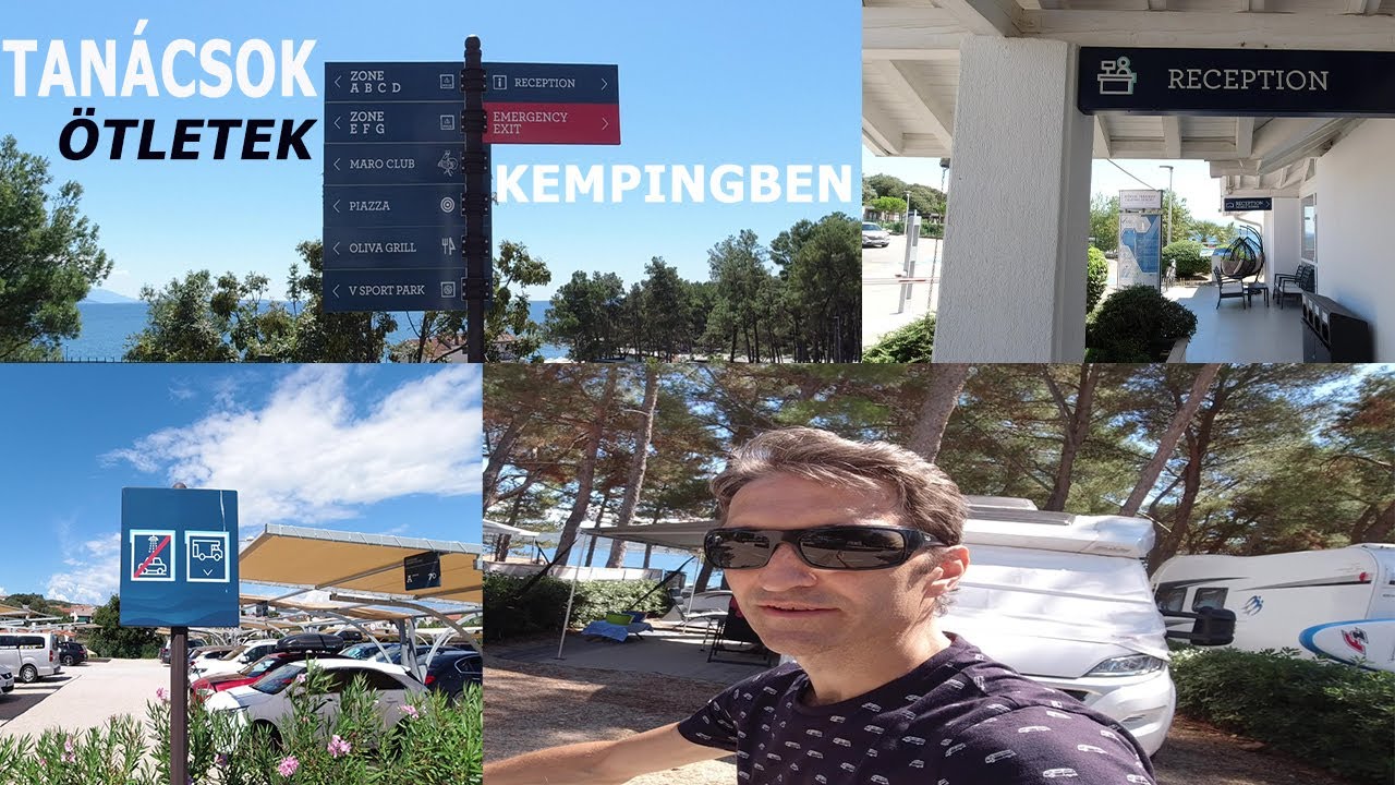 Camper World. Lakóautóval Horvátországban. Kemping KRK szigeten. Kemping bemutató és jó tanácsok.