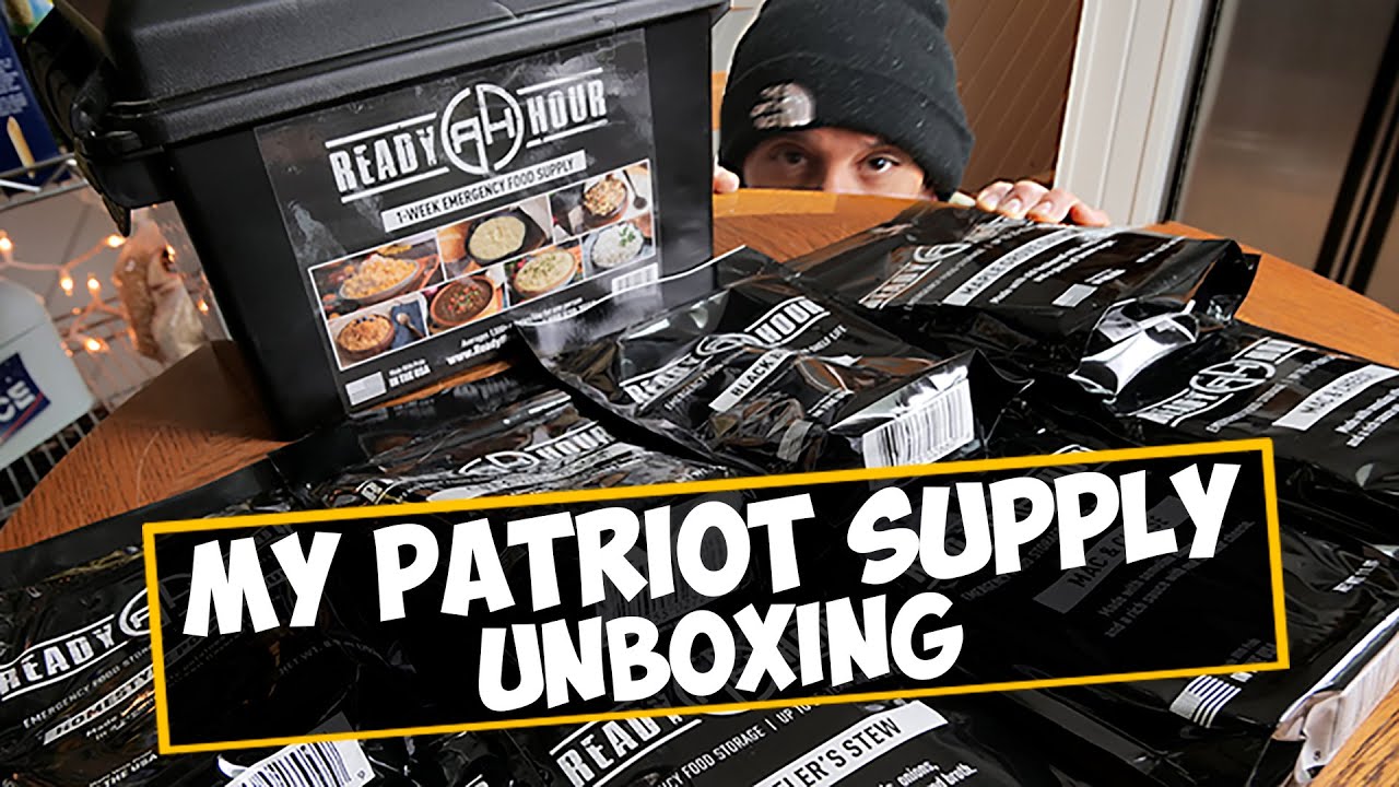 Our My Patriot Supply Unboxing YouTube