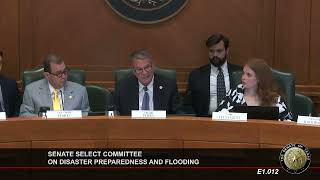 TX Senate Select Cmte Disaster Preparedness & Flooding- Hearing for “Heaven’s 27 Camp Safety Act”SB1