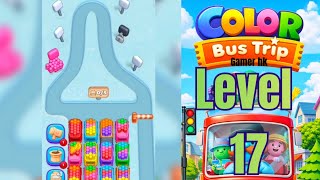 Color Bus Trip level 17 hard level Walkthrough Solution  screenshot 2