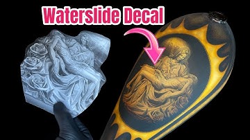Waterslide Image Transfer, Custom Paint on a Harley Davidson Chopper Tank