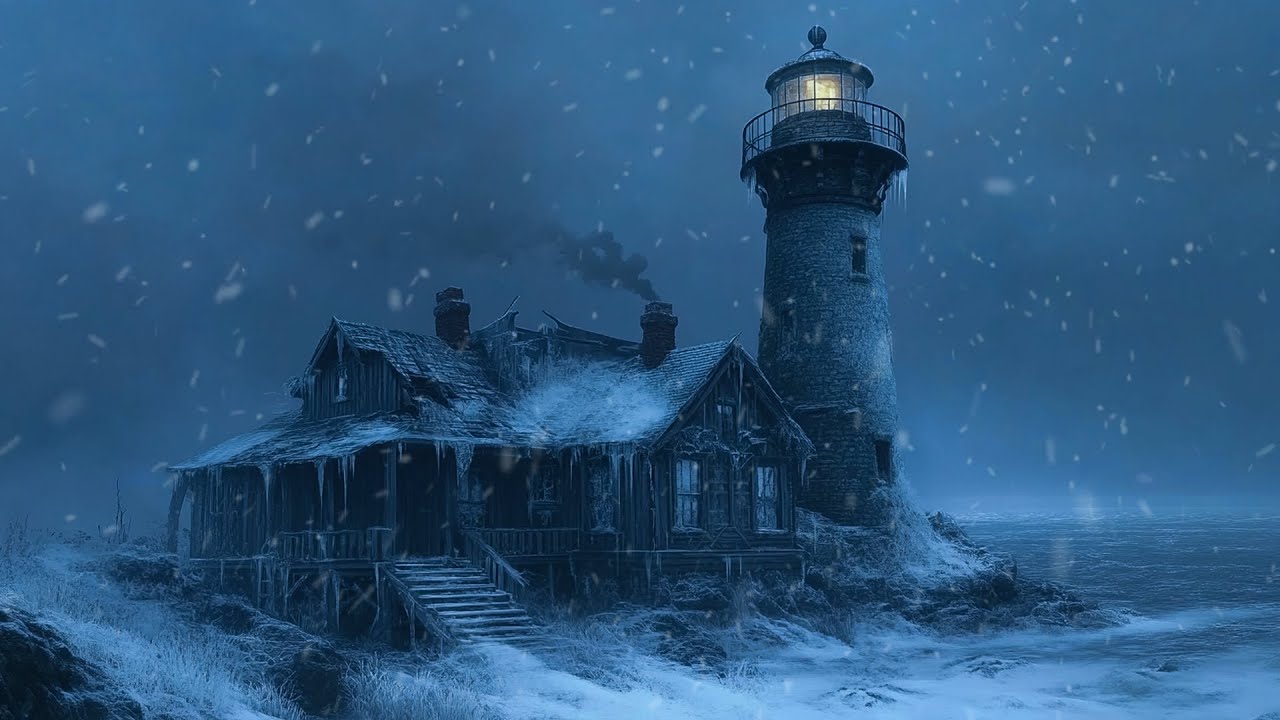 Piercing Snowstorm Sounds ┇Chilly Blizzard Whispers┇ Powerful Snowstorm & Howling Winds for RELAXING