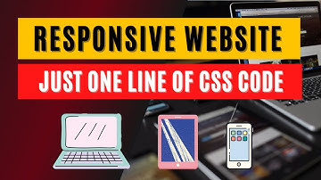 One Line of CSS Code to make Website Responsive | CSS Grid