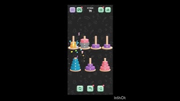 tower of Hanoi sort level 71 || games solution || popular games || puzzle games