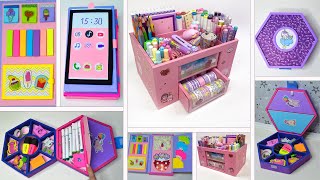 DIY cute ideas for storage stationery, which you'd love - Pencil case, notepad, stickers...