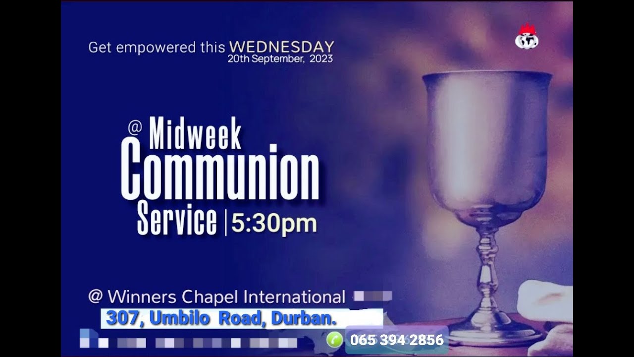 MID-WEEK COMMUNION SERVICE - YouTube