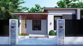 Modern and Small House Design |7X11 meters| 3Bedrooms House (Simple House)