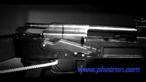 slow motion - kalashnikov ak 47