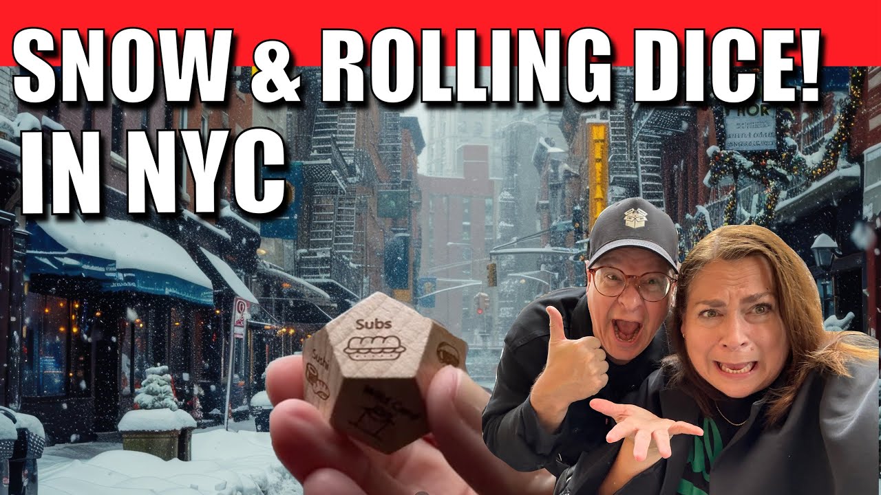 LIVE ❄️ Rolling the Dice for Dinner & it's SNOWING!   #NYC #city #explore