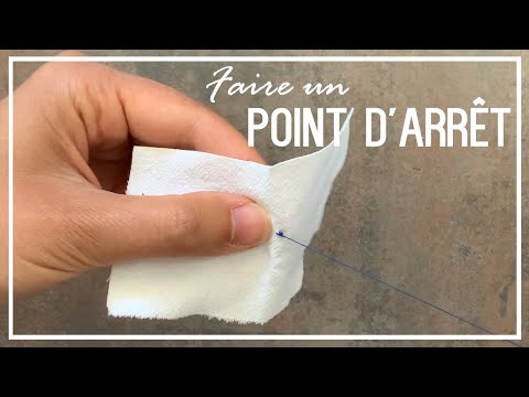Leçon Couture N 13 Coudre à La Main Le Point D Arrêt Cecile DIY 