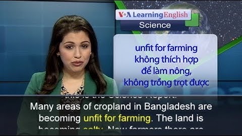 Phát âm chuẩn cùng VOA - Anh ngữ đặc biệt: Farmers Use Creative Methods to Grow Crops (VOA)