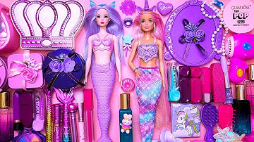 Let’s Make a Mermaid Tail Using Headbands from Five Below and Dollar Store | Barbie Dollhouse Toys