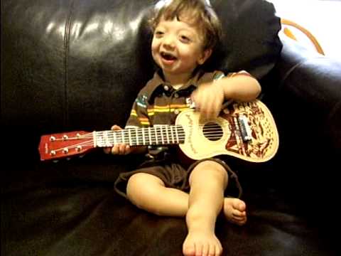 Little Levi singing My Big Green Tractor Song