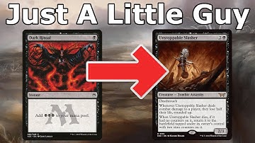 HE SURE DO BE SLASHING THO!  Mono Black Unstoppable Slasher Aggro (Legacy MTG)