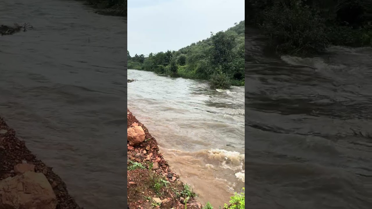 Siliserh lake overflow water 