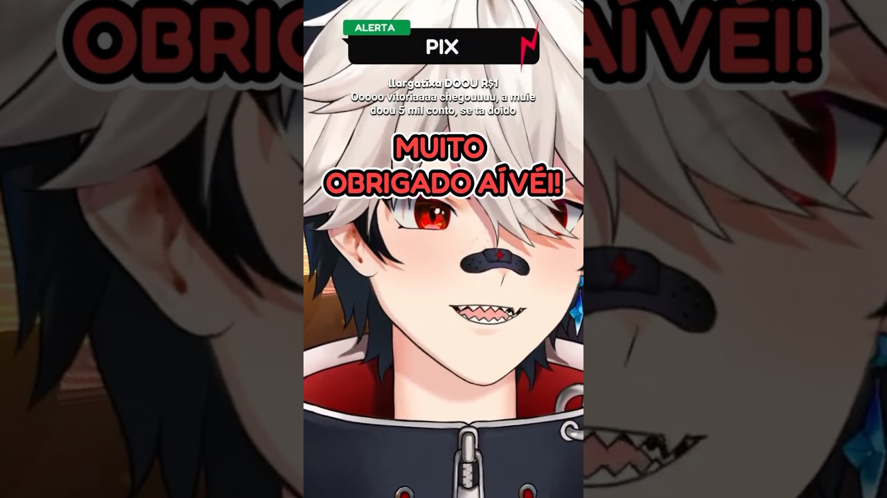 TOSHI GANHA 5 MIL REAIS #toshiruz #neobaka #vtuber