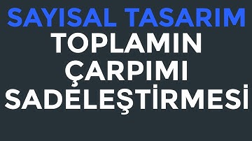 Sayısal Tasarım | K-Map ile Sadeleştirme (Maksterm) | Konu Anlatımı ve Soru Çözümü