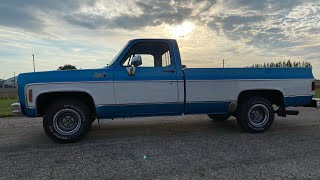 GMC Square Body Hood Fix