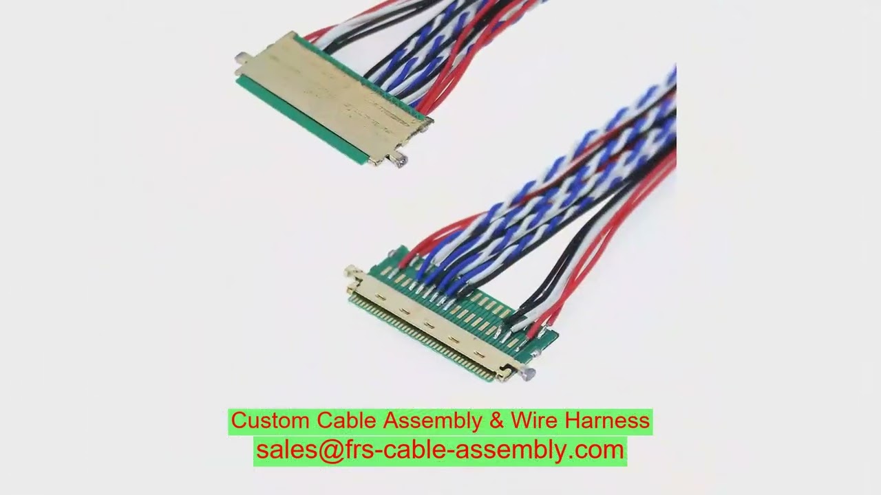 Завод по сборке кабелей OEM LVDS кабель Hirose DF13 3-контактный шаг 1.25 мм разъем автомобильный жг