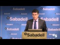 Banco Sabadell gana 252 millones de euros en el primer trimestre de 2016
