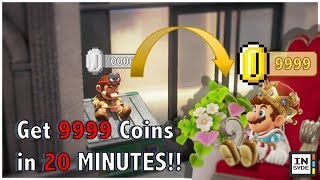 Get 9999 Coins in 20 MINUTES!!! - Super Mario Odyssey