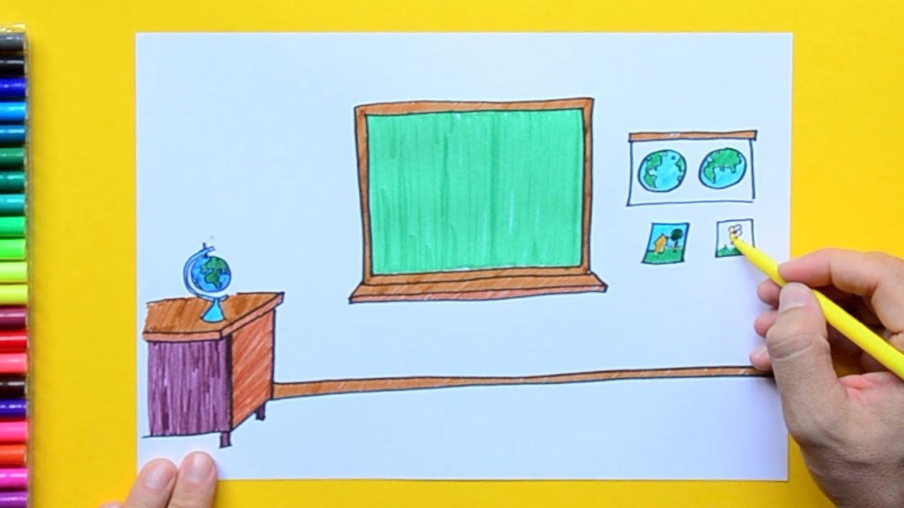 Share more than 141 classroom drawing images best - vietkidsiq.edu.vn