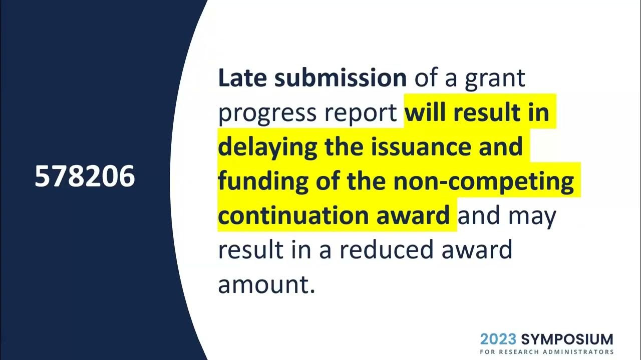 Essentials of the nih rppr and timely submissions youtube