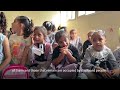 Children in Gaza head back to school, returning to damaged classrooms that lack basic equipment