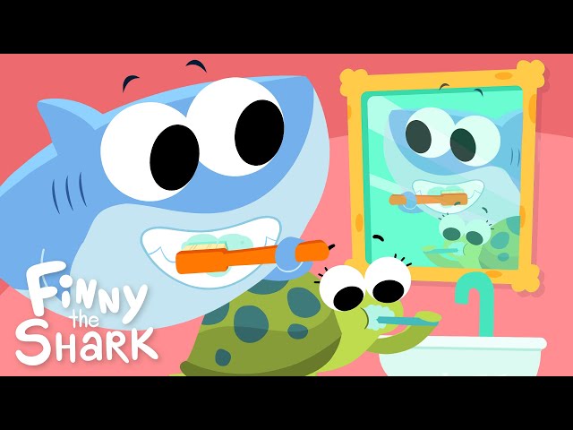 Brush Your Teeth | Kids Song | Finny The Shark class=