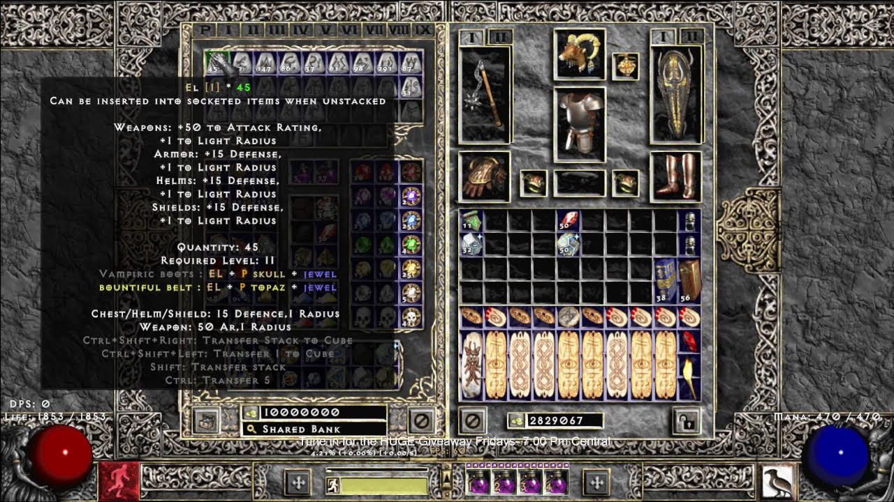 Helping on my Sorc..Top Throw Barb Pd2 Hc-99
