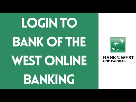 Login to Bank of the West Online Banking