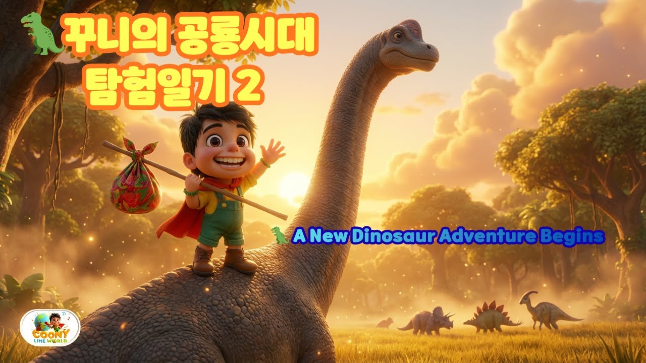 🦖 꾸니의 공룡시대 탐험일기 2 | Coony’s Dinosaur Adventure Diary 2 