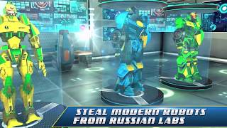 Stealth Robot Transforming Games - Robot Car games screenshot 5