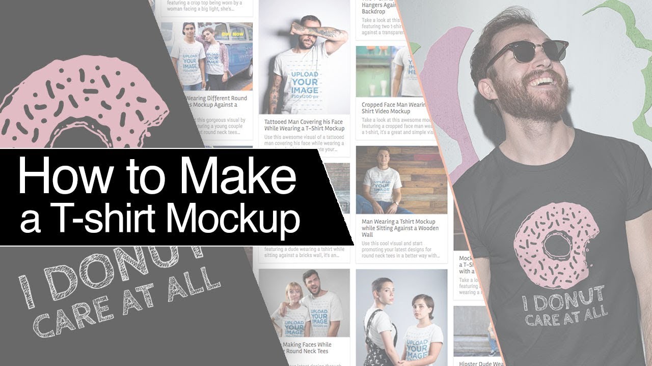 How to Make a T-Shirt Mockup in 3 Steps – No Photoshop! - YouTube