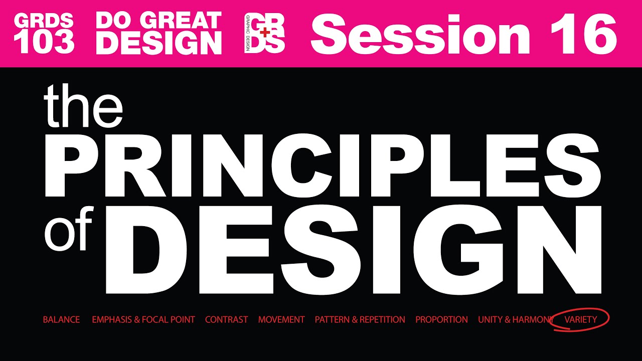 Design Elements and Principles Session 16 - YouTube