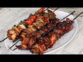 LEMON Pepper Chicken Skewers & BBQ Chicken Bacon Skewers With @IslandVibeCooking