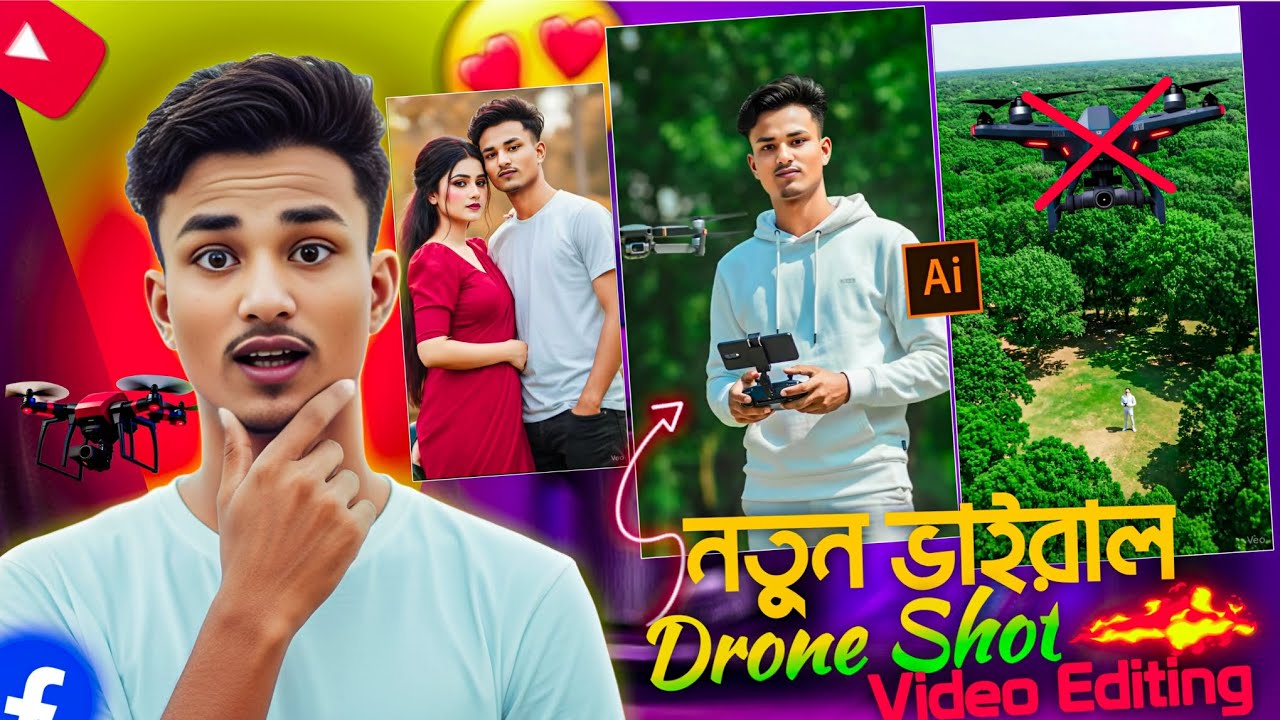 New Instagram Trending Drone Shot Video Without Drone | Viral Drone ...