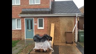 ANOTHER GARAGE CONVERSION INSTALLATION THIS WEEK IN CAERPHILLY DONE TO THE LOCAL CAERPHILLY COUNCIL 