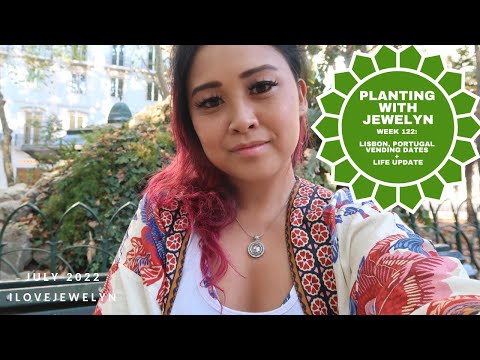 Planting with Jewelyn: Im in Portugal + vending dates week 122 | ILOVEJEWELYN