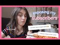 exposing my subscribers secrets (while eating spicy noodles)