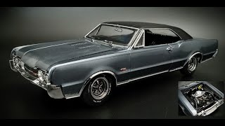 Sports Performance 1967 Oldsmobile Cutlass 442 1/25 Scale Model Kit Build How To Assemble Paint Vinyl Roof White Letter