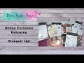 Online exclusive unboxing   stampin up