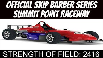 iRacing Official Skip Barber race from Summit Point Raceway