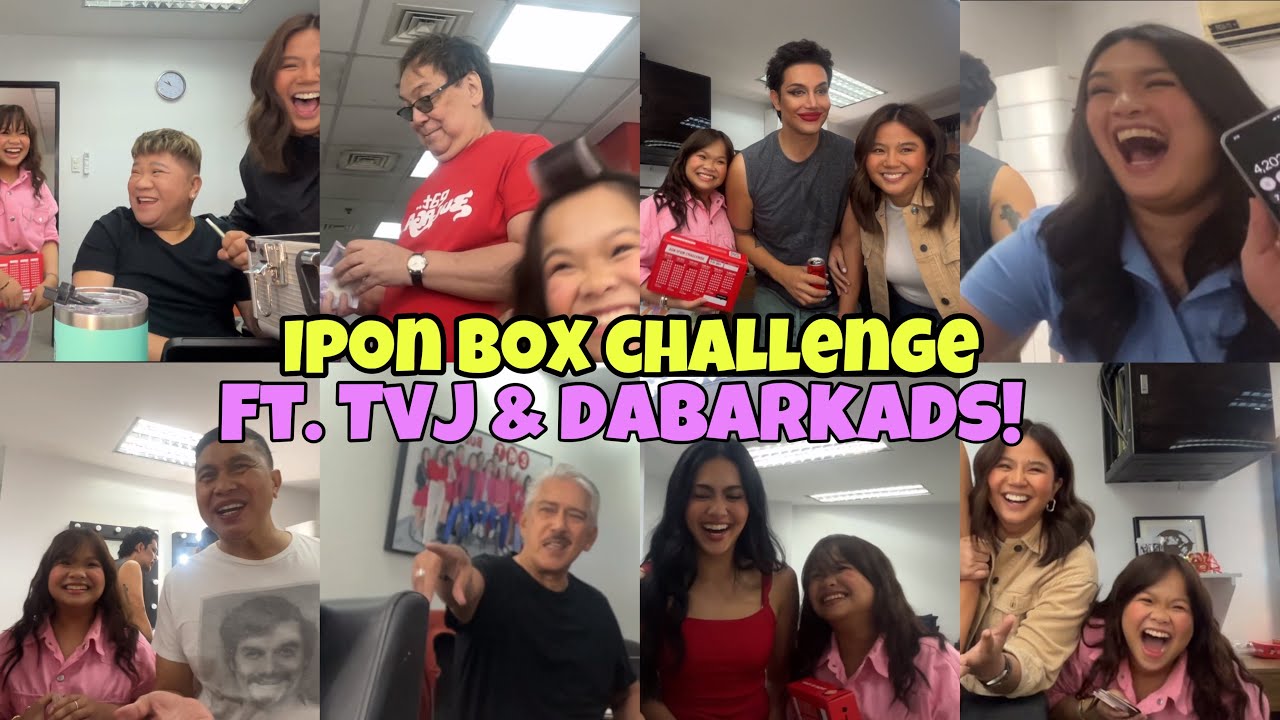 IPON BOX CHALLENGE WITH ATE MILES FT TVJ  DABARKADS DAMI NAMIN NAIPON  SOBRANG LAUGHTRIP