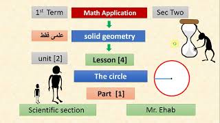 SEC 2 - Solid geometry - L 4 - PART 1 - UNIT 2 - The Circle  - FIRST TERM - MATH Application
