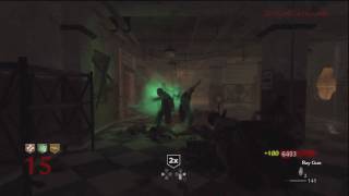 World at War Nazi Zombies Zombie Verruckt Map West Wing Strategy Part 3 Gameplay Walkthrough Video