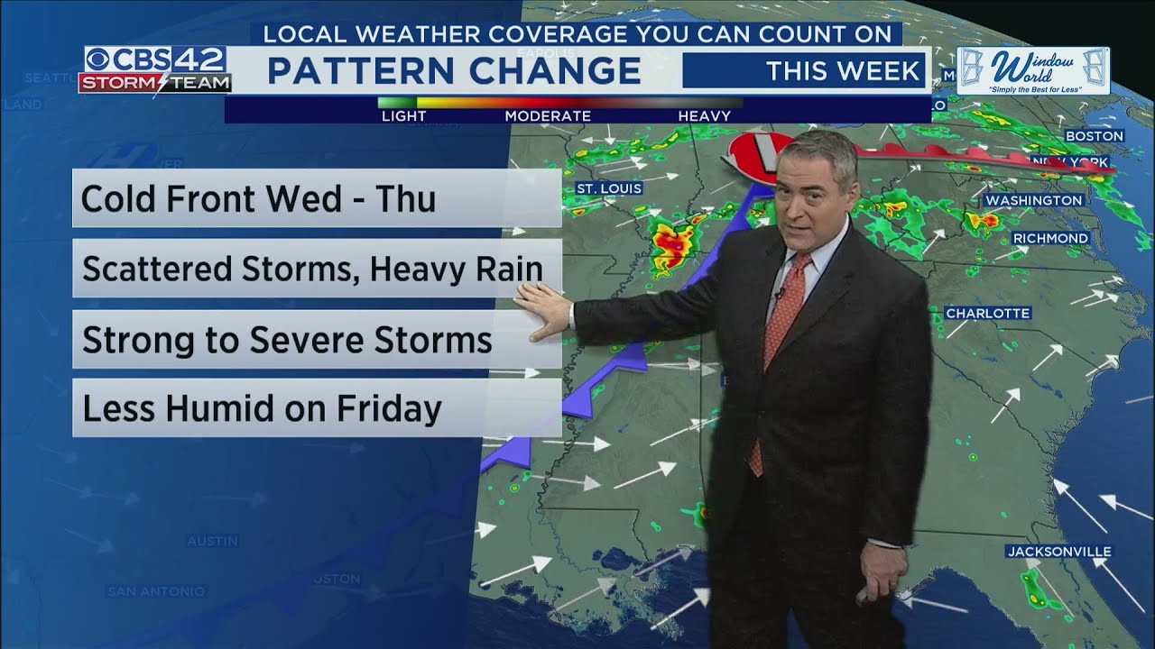 Storms Incoming—But Fall Weather Is on the Way - CBS 42 News at 4 pm ...