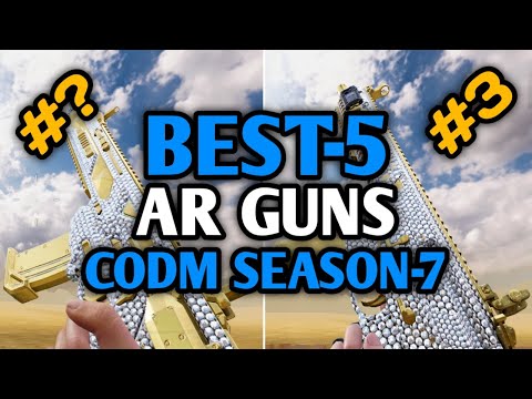 Top 5 Best Assault Rifle Guns in Cod_Mobile Season-7 // CODM Best Gunsmith Attachments