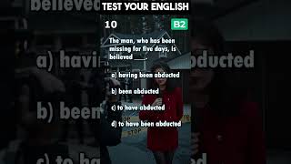 Test Your English B2 | the crime scene | #shorts #inglês #aprenderinglês #englishgrammartest
