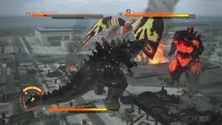 GODZILLA PS4 : Godzilla 2019 vs Burning Godzilla and Mothra